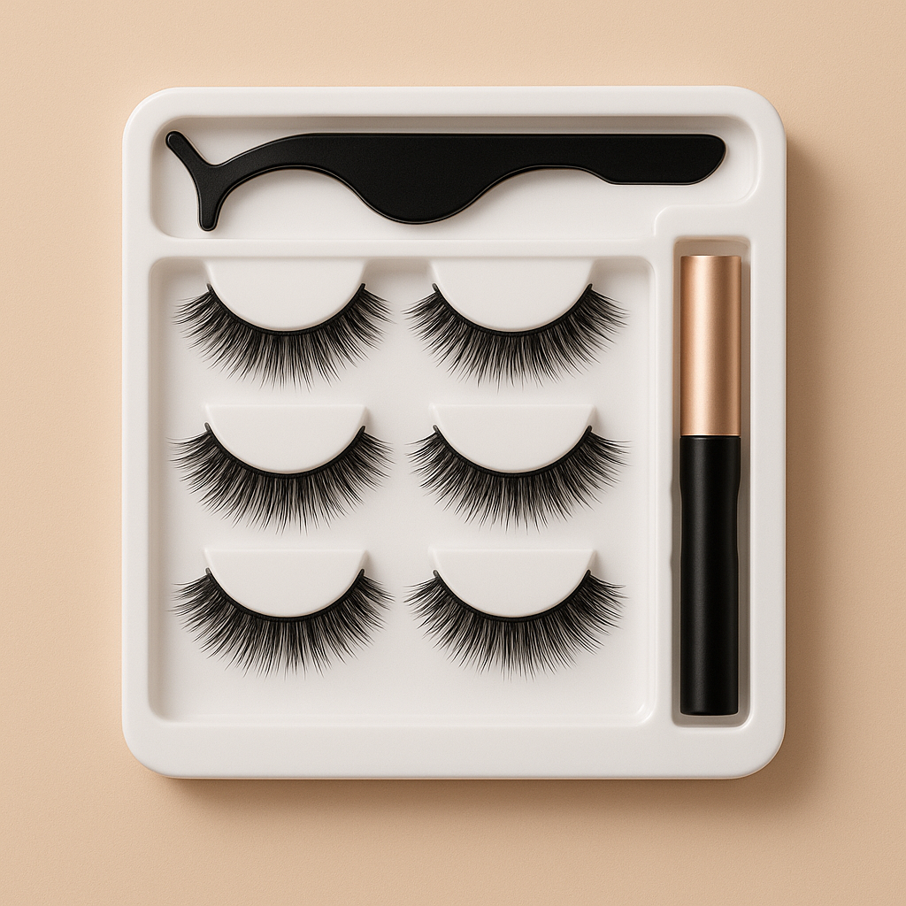 Eyeliner & 3 Lashes Set